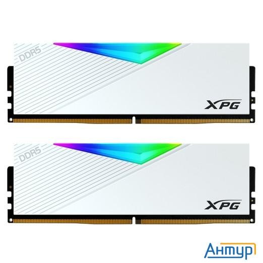 A-data Ddr5  Xpg Lancer Rgb 64gb Ddr5-6400 Ax5u6400c3232g-dclarwh, Cl32, 1.4v K2*32gb Rgb White