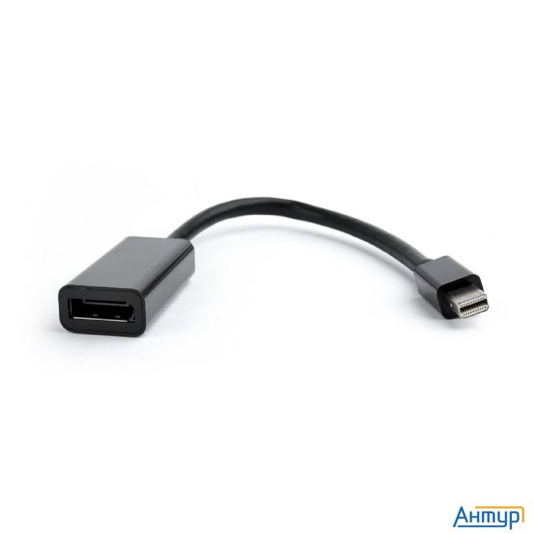 Cablexpert Переходник Minidisplayport - Displayport, 20m/20f, длина 16см, черный (a-mdpm-dpf-001)