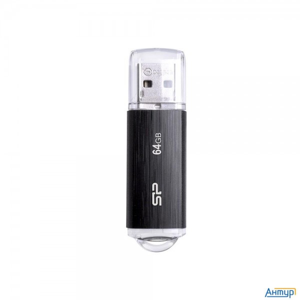 Silicon Power Usb Drive 64gb Ultima U02, Usb 2.0, Черный Sp064gbuf2u02v1k