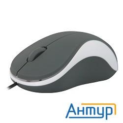 Defender Accura Ms-970 серый+белый, Проводная оптическая мышь, 3 кнопки,1000 Dpi [52970]