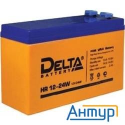 Delta Hr 12-24 W (6 А\ч, 12В) свинцово- кислотный  аккумулятор