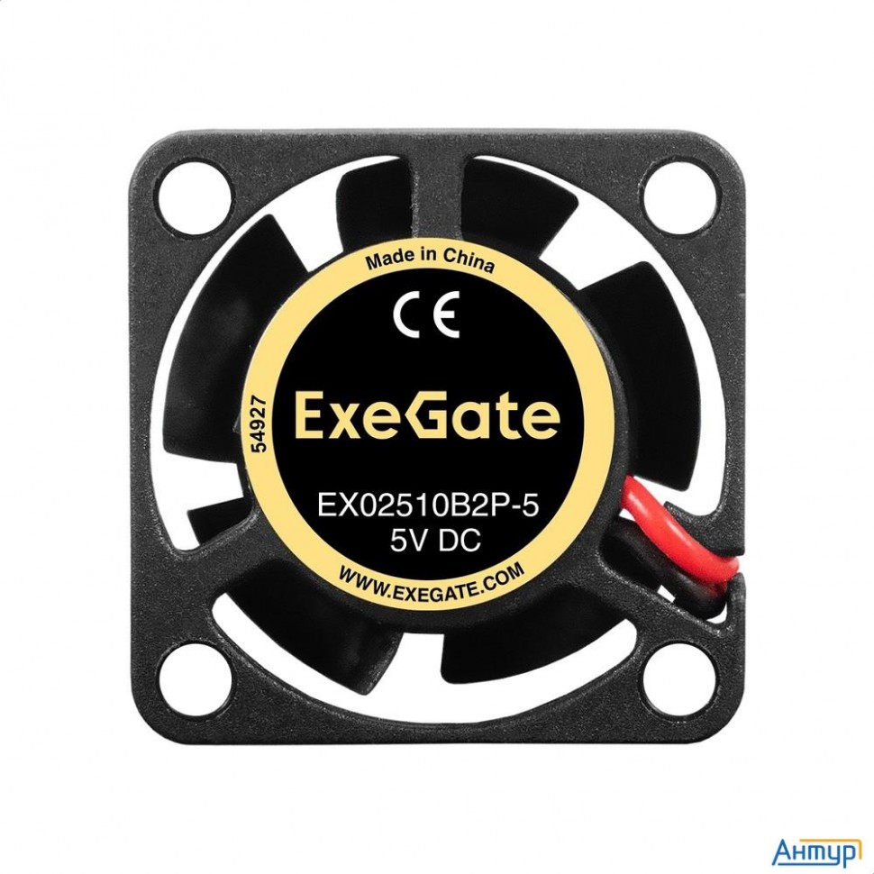 Exegate Ex295189rus Вентилятор 5В Dc Exegate Ex02510b2p-5 (25x25x10 мм, 2-ball (двойной шарикоподшип