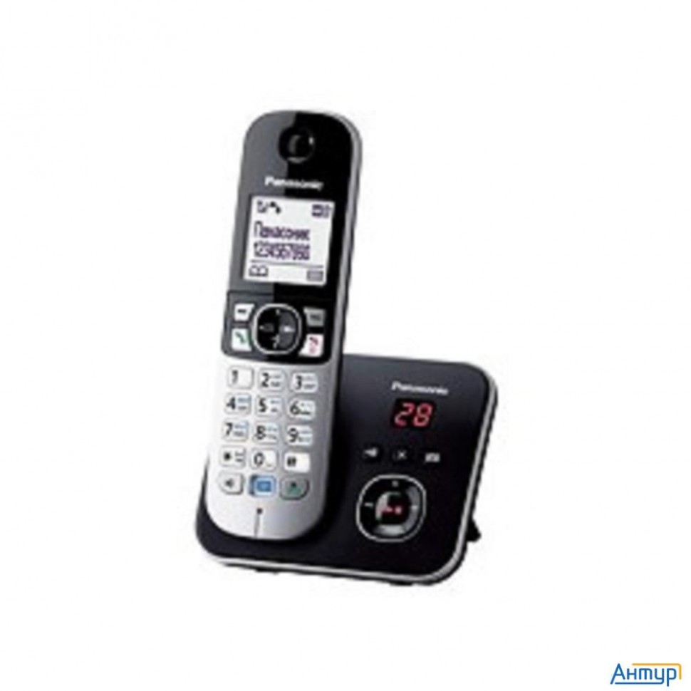 Panasonic Kx-tg6821rub  (черный) {Беспроводной Dect,автоответчик,определитель номера,телефонный спра