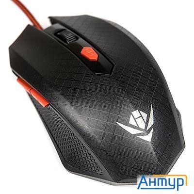 Мышь Dialog Mog-08u Nakatomi Gaming - 6 кнопок + ролик, Usb ,черная