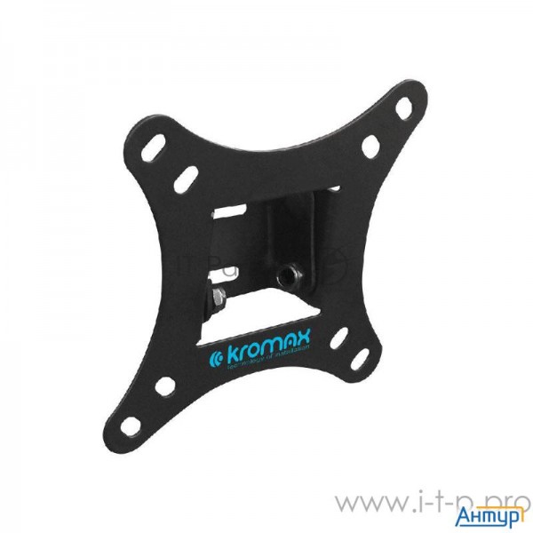 Kromax Vega-6 New Black, наст. для Tv 15"-32", Max 20 кг, 1 ст св., нак. +5° -15°, от ст. 30 мм, Max