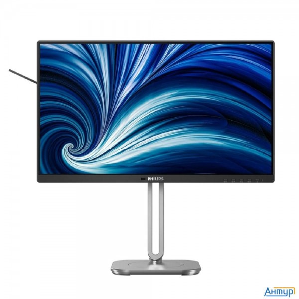 Lcd Philips 23.8" 24b2n4200/00 Black с поворотом экрана (ips, 1920x1080, 120hz, 4 Ms, 178°/178°, 300