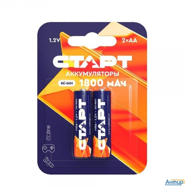 СТАРТ Hr6 Aa 1800mah Ni-mh Bl2 24/384 (2 шт. в уп-ке)
