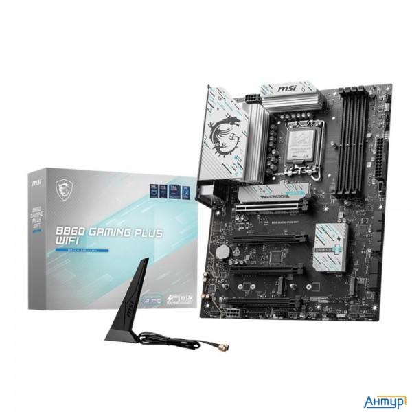 Материнская плата Msi B860 Gaming Plus Wifi Soc-1851 Intel B860 4xddr5 Atx Ac`97 8ch(7.1) 5gigabit R