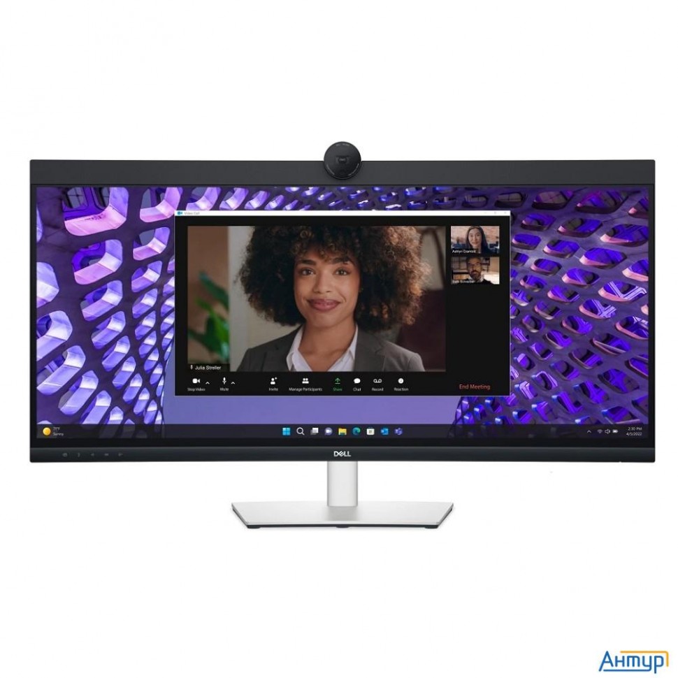 Lcd Dell 34.14" P3424web черный {ips 3440x1440 60hz 21:9 1000:1 300cd 178/178 Hdmi Displayport Usb M