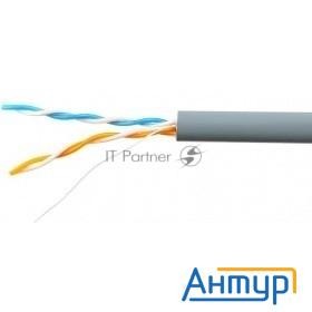 Кабель Skynet Light Utp Indoor 2x2x0,46, медный, Fluke Test, кат.5e, однож., 100 м, Box, серый
