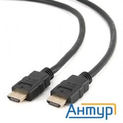 Hdmi-hdm Gembird I позол.разъемы [cc-hdmi4-20m], 19м/19м,20 м,черный