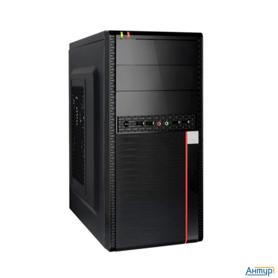 Exegate Ex284039rus Корпус Minitower Ba-204u Black, Matx, <без БП>, 2*usb+2*usb3.0, Audio