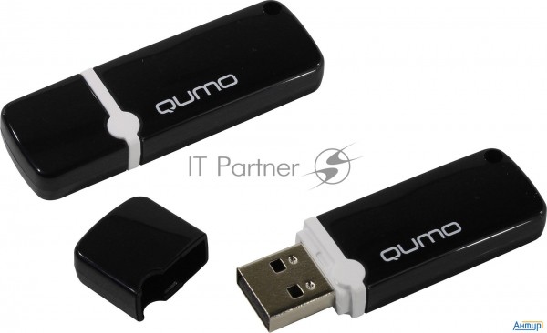 Usb 2.0 Qumo 16gb Optiva 02 Black [qm16gud-op2-black]