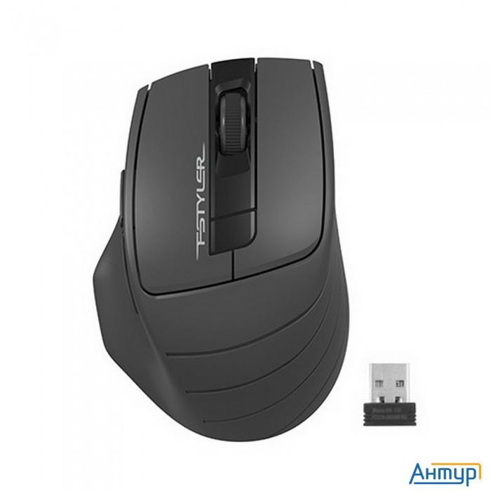 Мышь беспроводная A4tech Fstyler Fg30s , серый , оптическая, 2000dpi Silent , Usb, 6 кнопок (1204070