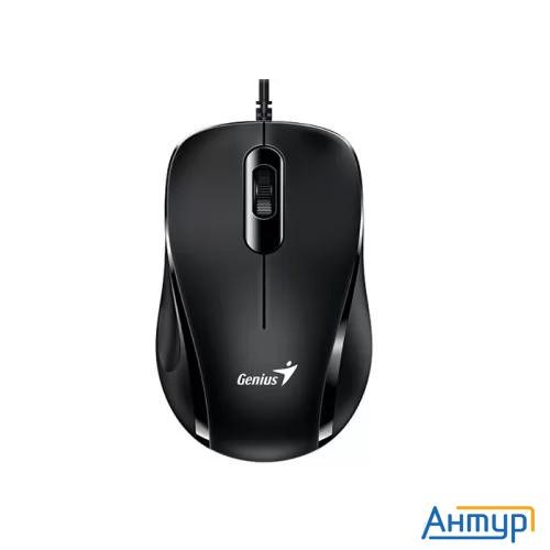 Мышь проводная Genius Dx-101, Black, Usb, разрешение 1200 Dpi. Цвет: черный