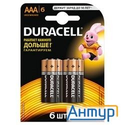 Duracell Lr03-6bl Basic (6/60/33840) (6 шт. в уп-ке)