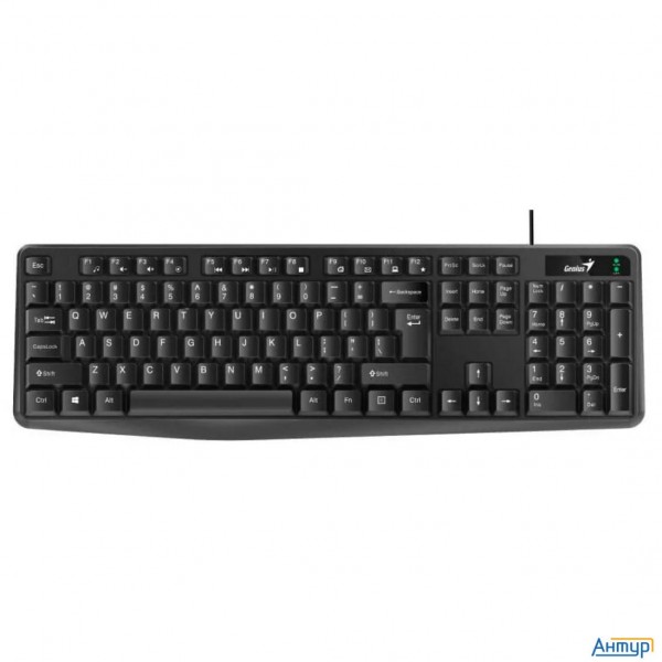Клавиатура Genius Smart Kb-117, {Черный, проводная, Usb, 104 клавиши, защита от проливаний, регулиро