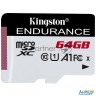 Флеш карта Microsd 64gb Kingston MicrosdНc Class 10 A1 Uhs-i Endurance 95r/30w  Card Only