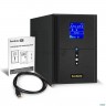 ИБП (инвертор, синус, для котла) Exegate Sinetower Sn-2000.lcd.avr.3sh.1c13.rj.usb <2000va/1600w, чи