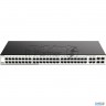 Настраиваемый коммутатор D-link Dgs-1210-52/f3a Websmart с 48 портами 10/100/1000base-t и 4 комбо-по