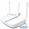 Маршрутизатор Mercusys Mw305r Wi-fi роутер 300 Мбит/с 2,4 ГГц, 1 порт Wan 10/100 Мбит/с + 4 порта La