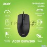 Мышь Acer Omw300 черный оптическая (1200dpi) Usb (3but)