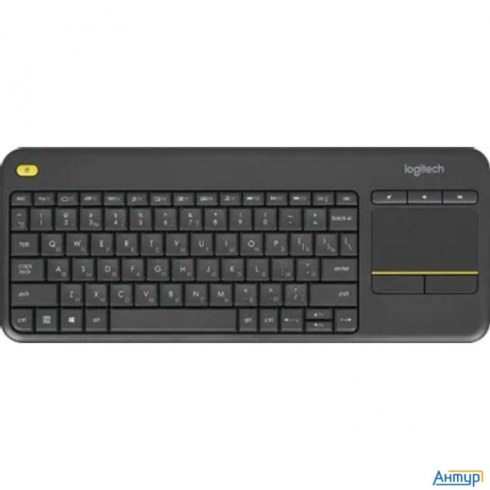 920-007173 Logitech Клавиатура K400 Wireless Touch Plus Keyboard Ru/lat