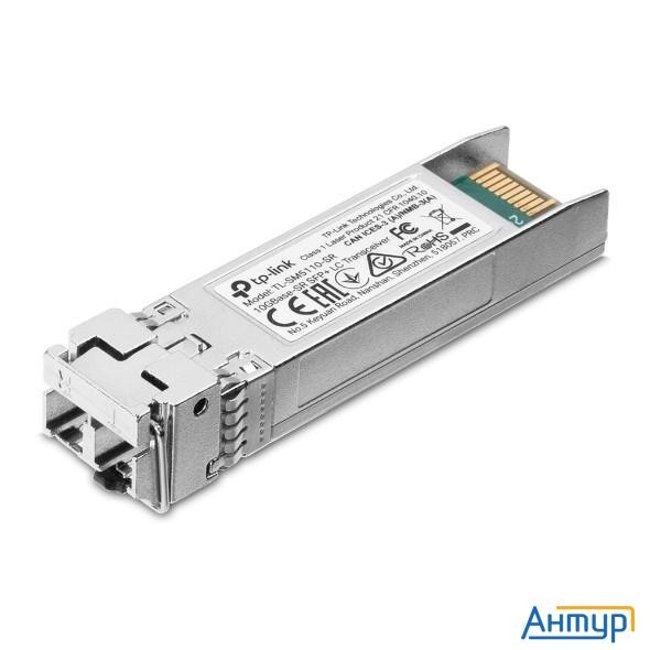Tp-link Sm5110-sr Трансивер Sfp+, 10gbase-sr (duplex Lc), 850нм, многомод, до 300м