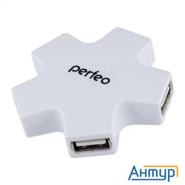 Perfeo Usb-hub 4 Port, (pf-hyd-6098h White) белый