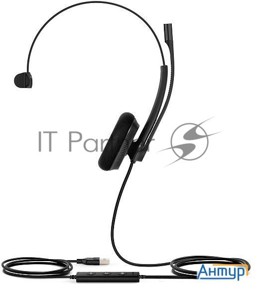 Yealink Uh34 Lite Mono Uc Гарнитура проводная, черный