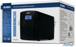 Источник бесперебойного питания Ups Sven Pro 1500 (1000 Wa, Lcd, Usb, Rg-45, 3 евро розетки )