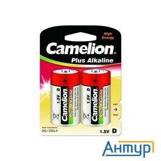 Camelion..lr20 Plus Alkaline Bl-2 (lr20-bp2, батарейка,1.5В)  (2 шт. в уп-ке)