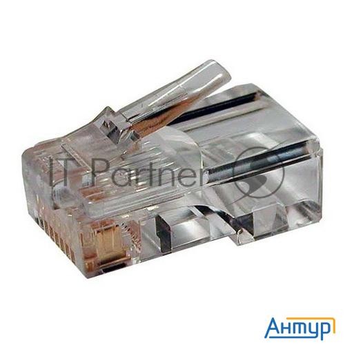 Коннектор Lan Rj-45 (8p8c), категория 5e. В упаковке 100 шт.