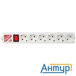 Powercube Фильтр-удлинитель (spg(5+1)-b-15), 6 розеток, 5м. 10А/ 2,2кВт, серый