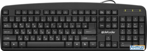 Клавиатура Usb Office Hb-910 Ru Black 45910 Defender