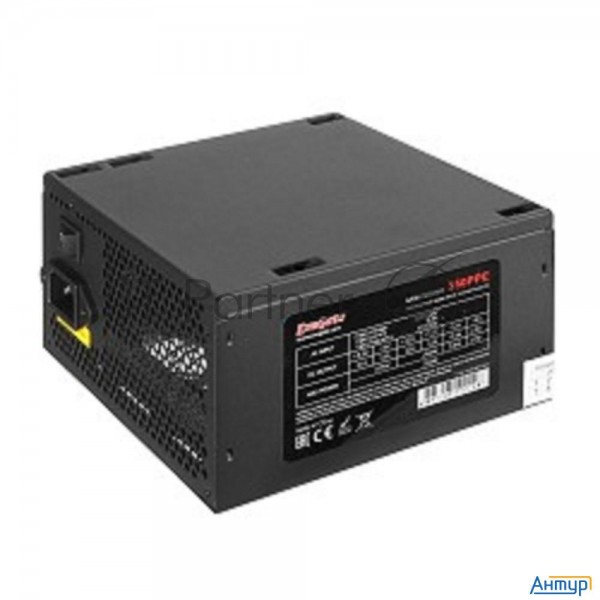 Блок питания Exegate Ex260637rus Блок питания 350w Exegate 350ppe, Atx, Black, Apfc, 12cm, 24p+4p, P