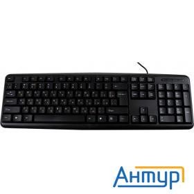 Exegate Клавиатура Exegate Ly-331l5, <usb, шнур 2,2м, черная,  104кл, Enter большой>, Color Box