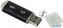 Флеш диск 64gb Usb Drive <usb 3.0> Silicon Power Blaze B02 Black (sp064gbuf3b02v1k)
