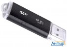 Флеш диск 64gb Usb Drive <usb 3.0> Silicon Power Blaze B02 Black (sp064gbuf3b02v1k)