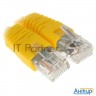 Патч-корд Utp Cablexpert кат.6, 0.25м, литой, многожильный (жёлтый)