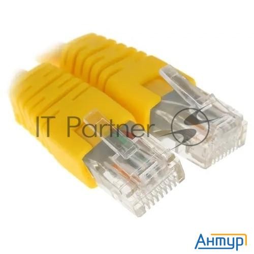 Патч-корд Utp Cablexpert кат.6, 0.25м, литой, многожильный (жёлтый)