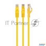 Патч-корд Utp Cablexpert кат.6, 0.25м, литой, многожильный (жёлтый)