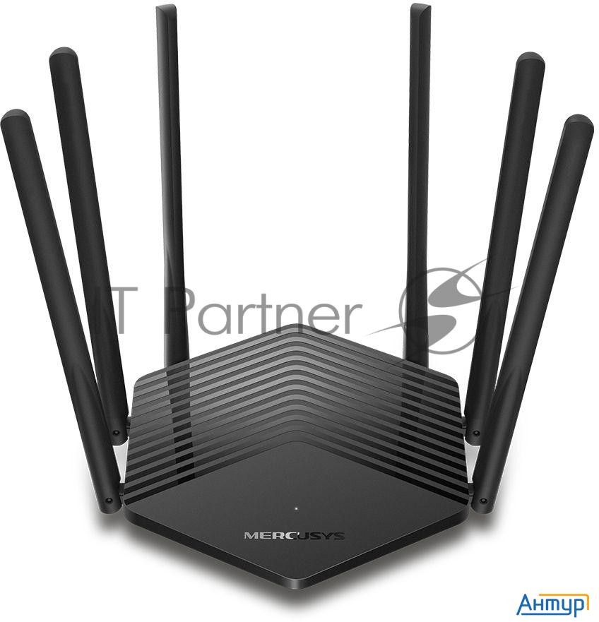 Роутер Mercusys Ac1900 Wireless Ac Gigabit Router, 600 Mbps At 2.4 Ghz + 1300 Mbps At 5 Ghz, 6?5dbi