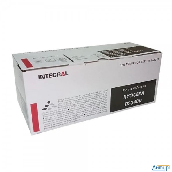 Integral Tk-3400 Тонер-картридж для  Kyocera Ecosys Pa4500x , 12500 стр
