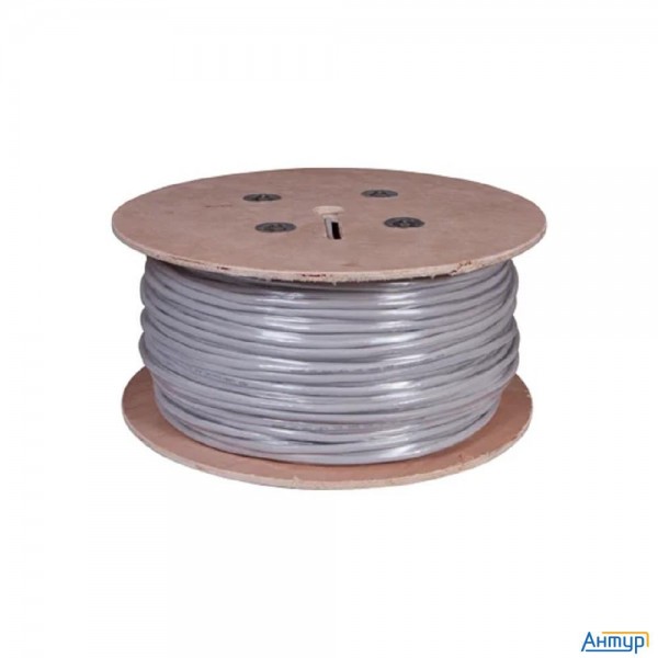 Rexant (01-1012-r) Кабель U/utp, Cat 5е, Pvc, 16x2x0,48мм, внутренний, серый, РФ
