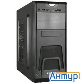 Exegate Ex278394rus Корпус Miditower Exegate Cp-603 Black, Atx, <без БП>, 2*usb+2*usb3.0, Audio