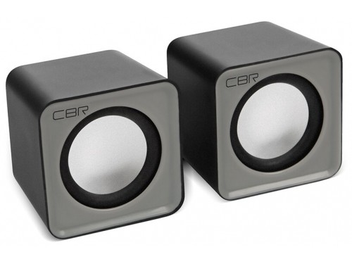 Cbr Cms 90 Grey, Акустическая система 2.0, питание Usb, 2х3 Вт (6 Вт Rms), материал корпуса пластик,