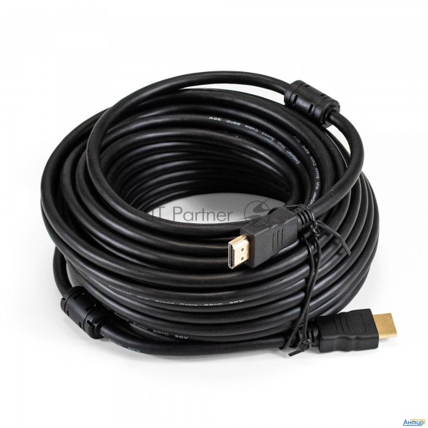 Exegate Ex294694rus Кабель Hdmi Exegate Ex-cc-hdmi-15.0f (19m/19m, 15м, V1.4b, ферритовые кольца, по
