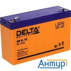 Delta Hr 6-12 (12 А\ч, 6 В) свинцово- кислотный аккумулятор
