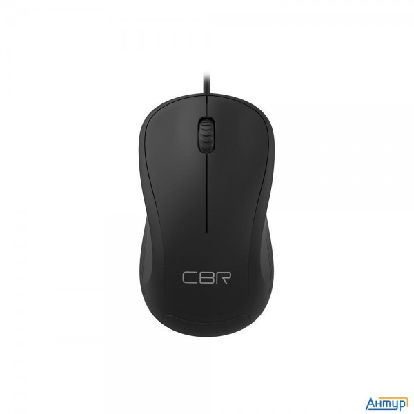 Cbr Cm 108 Black Usb, Мышь офисн., оптич., 1000 Dpi, 3 кн., 1.8 м, резиновое колесо прокрутки
